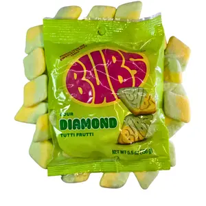 Bubs Sour Diamond Tutti Frutti 156g | Swedish Candy | Sour Gummy Diamonds | Imported from Sweden