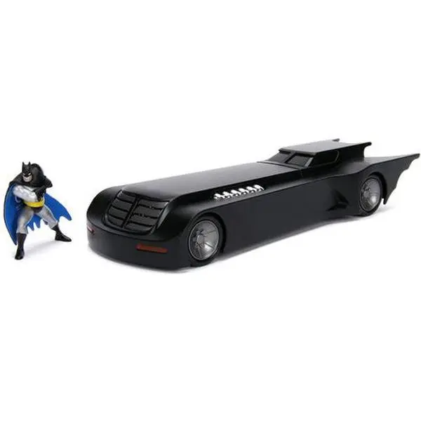 DC Batman: The Animated Series - 1:24 Batmobile Die-Cast Car & Batman figurine/statue  [COLLECTIBLES] Collectible