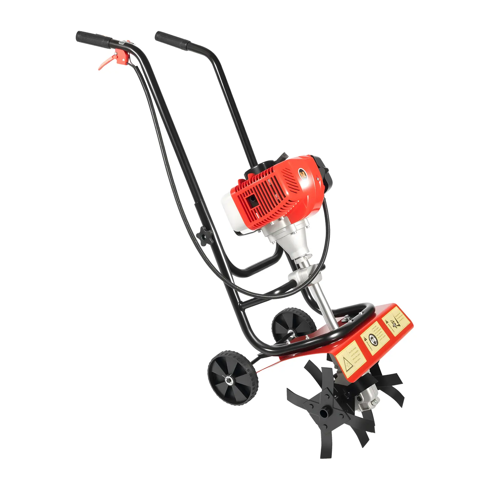 ZN-8001 Power Mini Gasoline Tiller - 52CC, 1.9KW, 36cm Cultivation Width, Easy Start for Field, Greenhouse Weeding, Cash Crop Planting