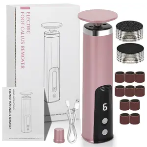 Rechargeable Dual-Purpose Foot and Nail Care Device, Foot Callus Remover, Adjustable 6 Settings, Long Battery Life, Portable Design, Gift for Friends and Family