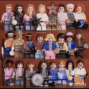 Stranger Thing Building Block Mini-Figure Set Demon Eleven TV Series Blocks Educational Toys for Kids