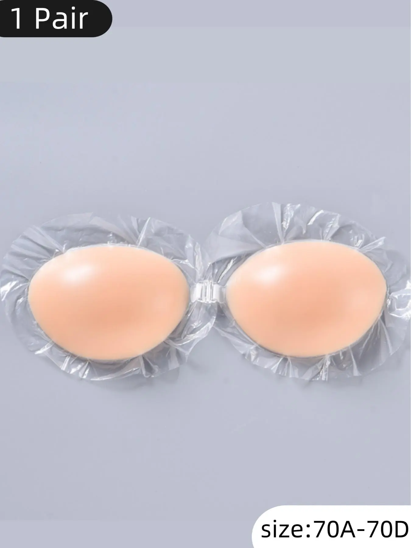 Women's 1/2/3/4/6 Pair Solid Color Nipple Cover, Silicone Invisible Bra for Women & Girls, Lingerie Accessories Underwear for Wedding Dress