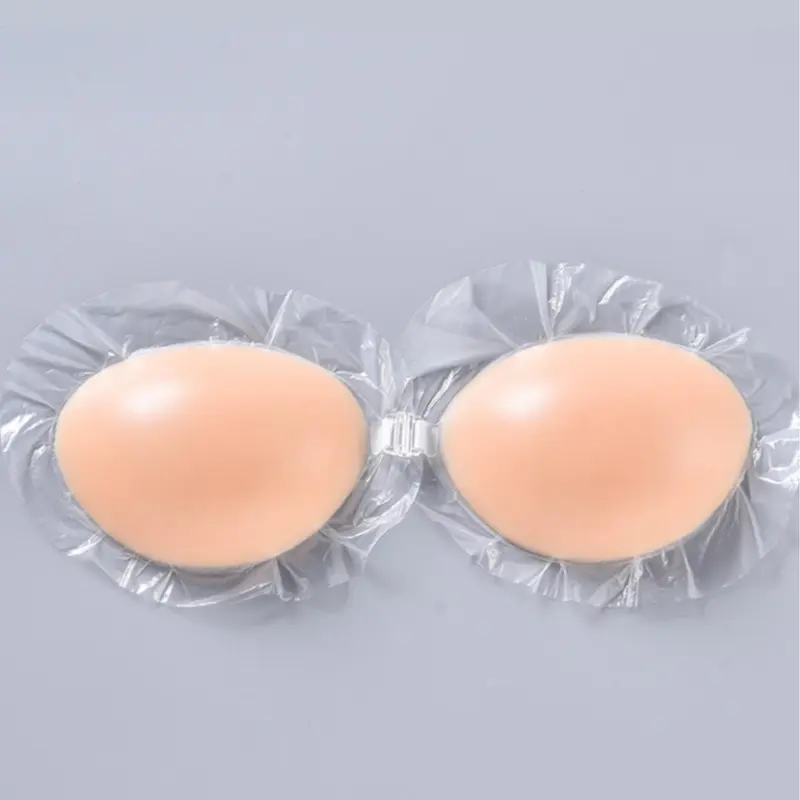Women's 1/2/3/4/6 Pair Solid Color Nipple Cover, Silicone Invisible Bra for Women & Girls, Lingerie Accessories Underwear for Wedding Dress