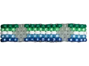 Men's Gay Pride Bracelet with Glow in the Dark Beads pride bracelets