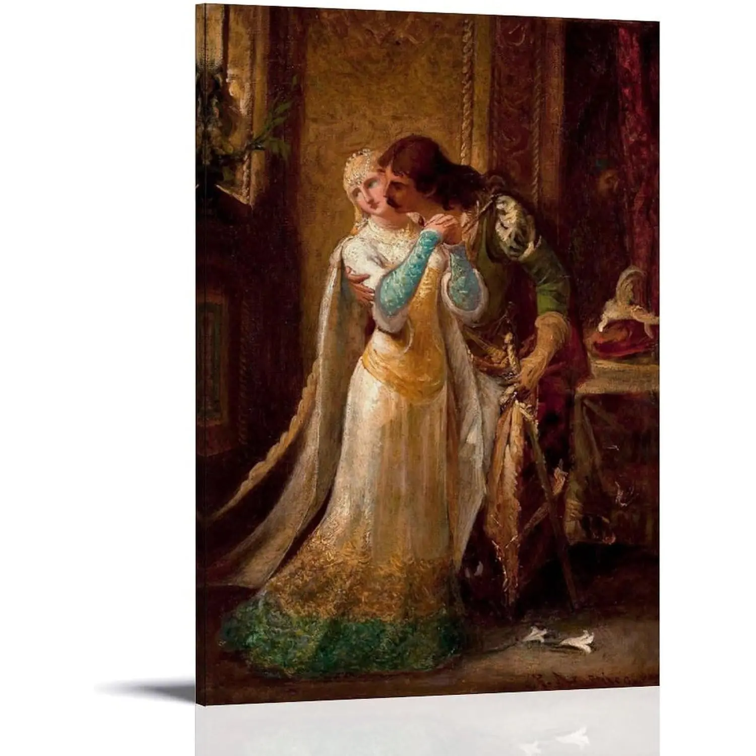 Faustoo E Margarida By Pedro Americo Wall Art Canvas Poster Prints Painting Modern Living Room Wall Decor Bedroom Aesthetic Decorations