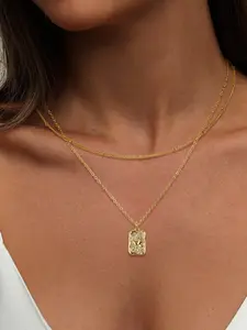 Butterfly Design Pendant Necklace, Fashion Jewelry for Party, Daily Clothing Decor, Trendy All-match & Exquisite Jewelry for Birthday Gift, Minimalist Chain, Modern Versatile Accessories, Necklace Set