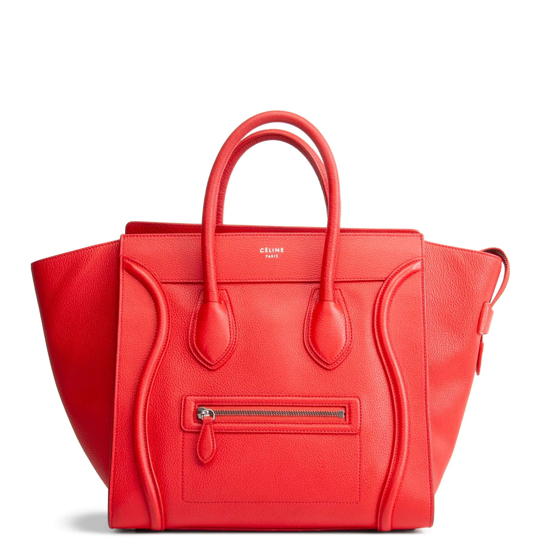 Pre-owned Celine Calfskin Leather Tote Bags Mini Luggage Tote