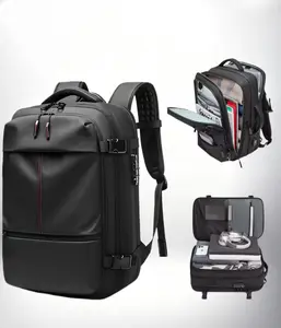 The Ultimate Travel Backpack for Men & Women 40L- TSA - Approved Carry On Backpack with USB Charging Cable, 15.6” Laptop Compartment gift idea backpack -for Hiking, Business, Work-commuting, College, Weekender Backpacking