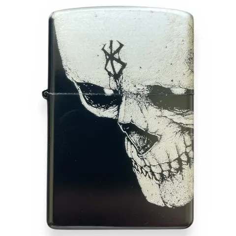 Anime Inspired Refillable Flip Lighter (No Oil) - Full Metal - Windproof - Durable