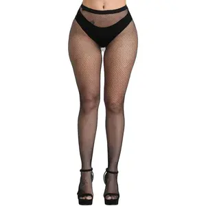 Fishnet Tights for Women, High  Footed Fishnet Stockings Soft and Stretchy, Womens Patterned Tights 10+ Colors
