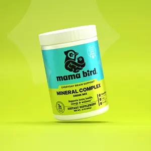 Mama Bird Mineral Complex Drink Mix for Women - Supports Relaxation Sleep & Brain Health with Essential Minerals - Nutrient Support for Motherhood Wellness - US Healthcare Supplement