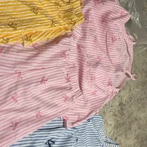Toddler Girls 3 Outfit Sets, Summer Striped Bow Print Cami Top and Shorts Matching Sets, Cute Sleeveless Casual Beach Vacation Clothes