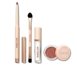 SHEGLAM Lip Dazzler Glitter Kit Long-Lasting Glitter Lip Gloss Sexy Super Stay Non-Sticky Shiny Liquid Kit Lipstick Y2K-Center Stage