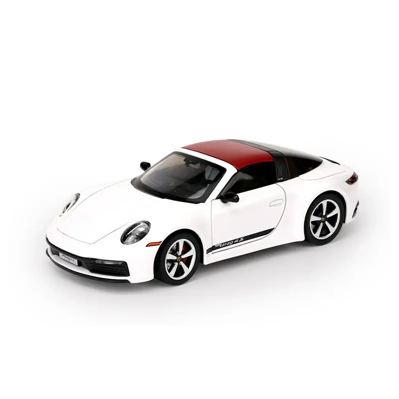 1:32 911 Alloy Diecast Car Miniature Model Toys Doors Opened Shock Absorption Vehice Models Gifts for Friends