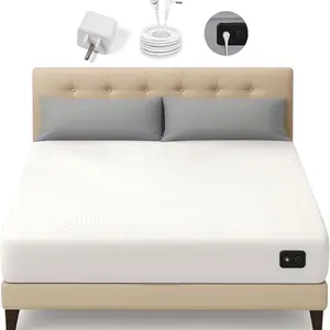 Grounding  - 95%  , 5% Pure  Fiber - Fitted Well Deep Pocket Grounded Bed Sheet - Improve Sleep with Our Grounded Bed Sheet Kit (White, )