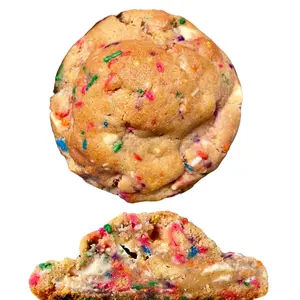 Frosted Circus Animal Funfetti Gourmet Cookie