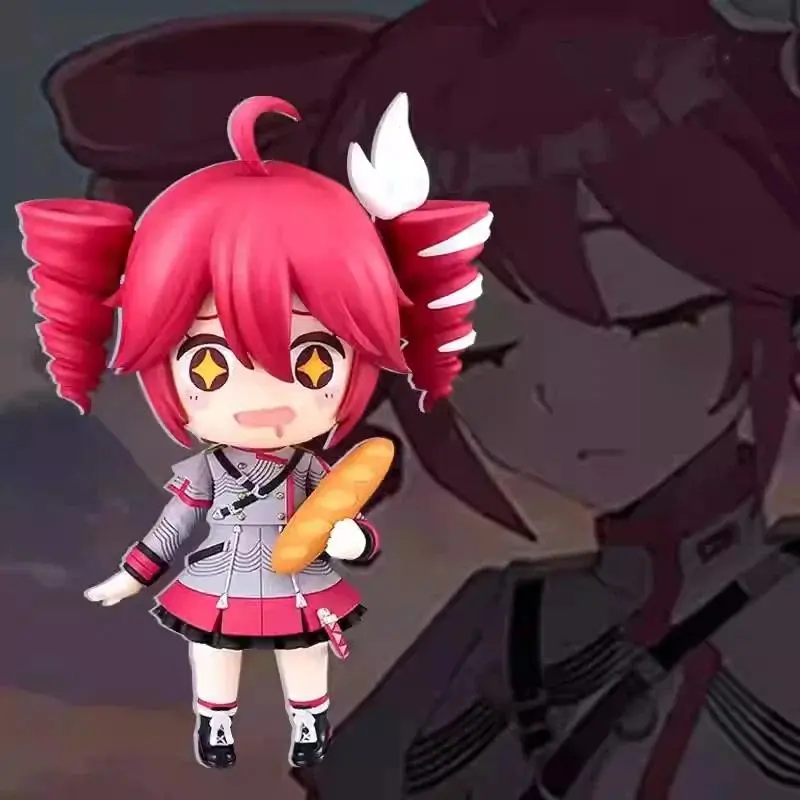 In Stock 10cm PVC Nendoroid 2344 Kasane Teto Anime & Manga Action Figure, Collectible Model with Face Swappable Feature, Extra Accessories, Exquisite Color Box for Desk Decor Gifts