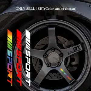 4PCS/SET Street Trendy Racing Tuning Logo Sticker ， and this multi-color SPORT decor instantly has a sharp passionate racing trend vibe. Whether you’re a tuning car enthusiast or a cool lover who favors racing-style decor