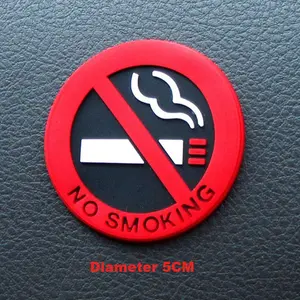 New 2026 No Smoking Car Stickers Styling Round Red Sign Vinyl Sticker Use for Car Glass Business Door Universal Auto Accessories car decoration accessoriess