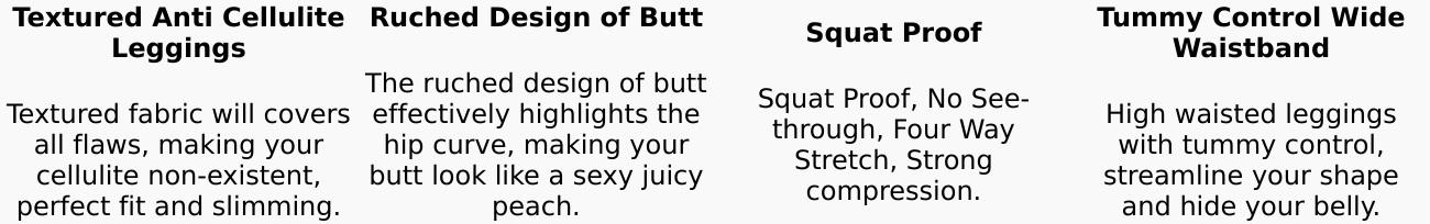 MOOSLOVER Women Scrunch Butt Lifting Workout Leggings Textured High Waist anti Cellulite Yoga Pants MOOSLOVER