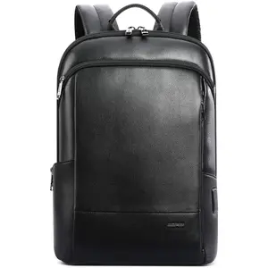 Men’s Leather Backpack – Secure Anti-Theft 15.6 Laptop Ready