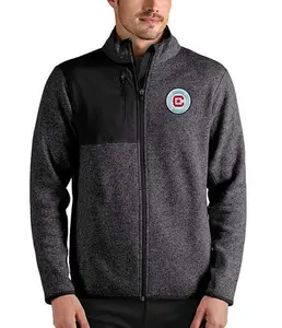 Chicago Fire Antigua Fortune Full-Zip Jacket -Black