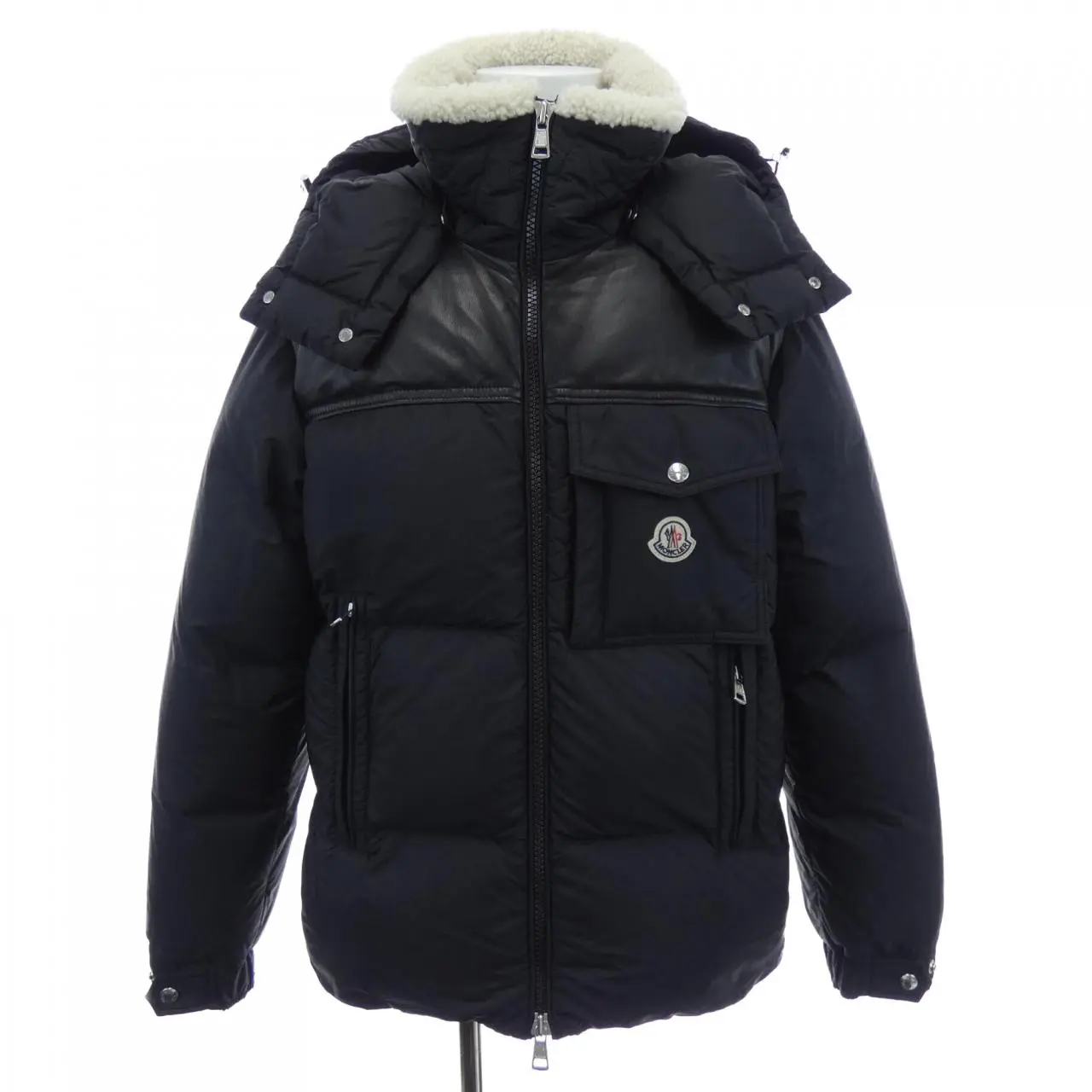 Pre-owned MONCLER Nylon Small Leather Goods BRAYE Down Jacket