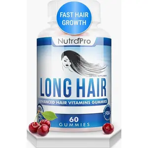 NutraPro Long Hair Gummies – Anti-Hair Loss Supplement for Faster Hair Growth of Weak, Thinning Hair – Grow Long Thick Hair & Increase Hair Volume with Biotin and 10 Hair Vitamins.for Men and Women.