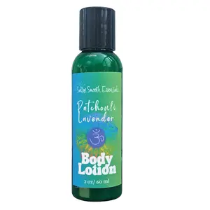Patchouli Lavender Body Lotion - Jojoba + Avocado oils for all-day hydration.
