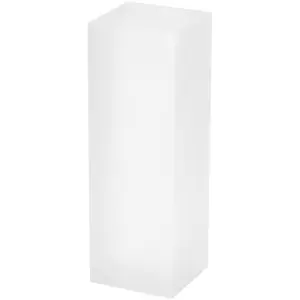 Plymor Frosted Acrylic Rectangular Display Block, 2" H x 2" W x 6" D