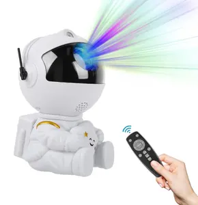 HSPauto Astronaut Star Projector, Galaxy Projector, Star Night Light Projector. Galaxy Bedroom Projector, Adult Playroom/Kids Room/Home Theater/Ceiling/Room Decoration (White Guitar)