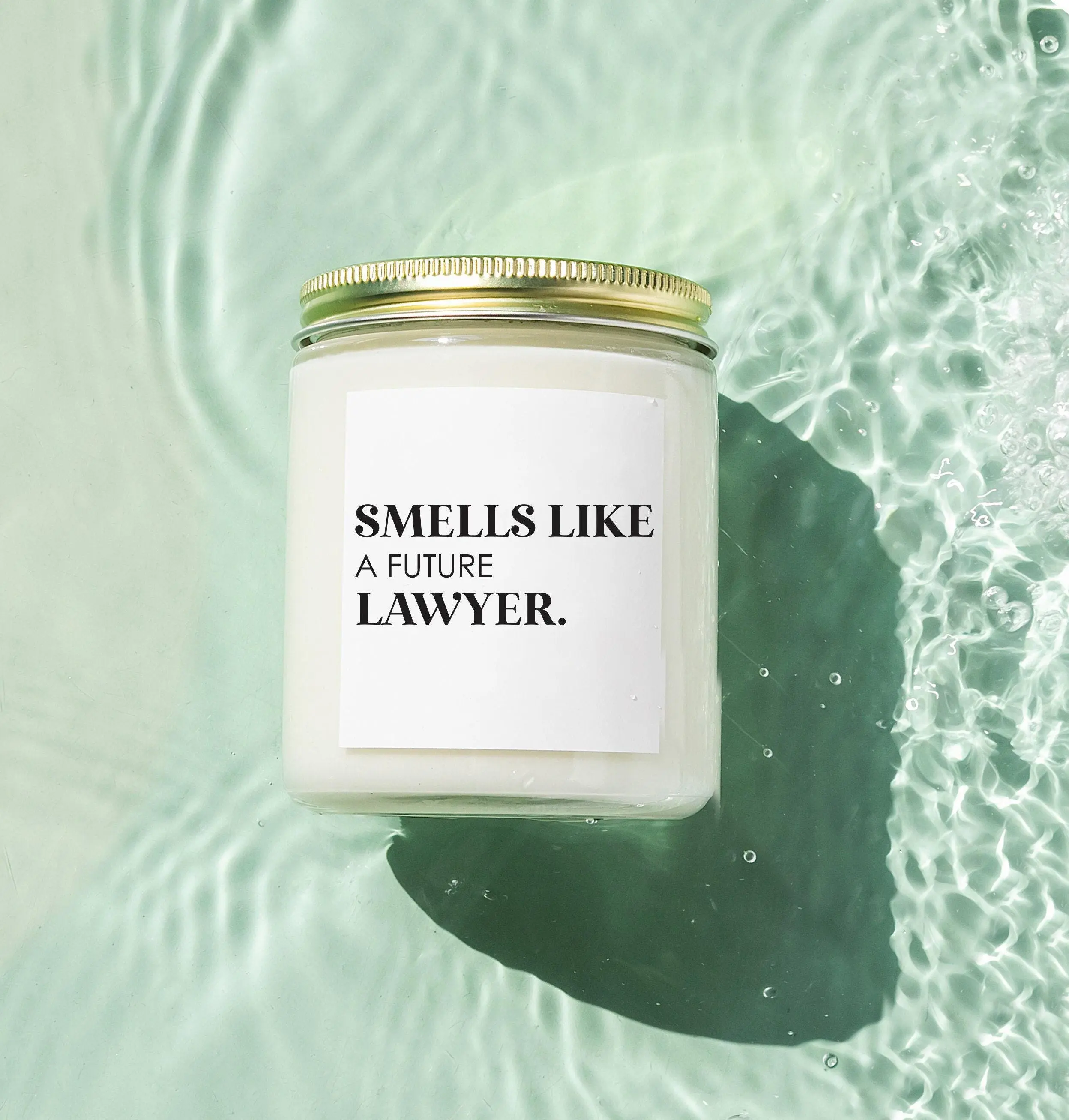 Law School Graduation Candle Gift, Gift for Future Lawyer, Law School College Acceptance Gift, Lawyer Congratulations for Her for Him