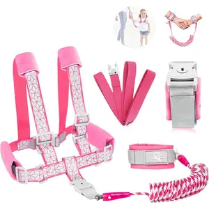 Toddler Leash -Anti Lost Wrist k for Toddlers -Toddler Harness with Lock for Kids,Baby Leash,Leash for Toddlers,Wrist Leashes,Child Leashes for Toddlers,Upgrade with Reflective Tape er for Kids