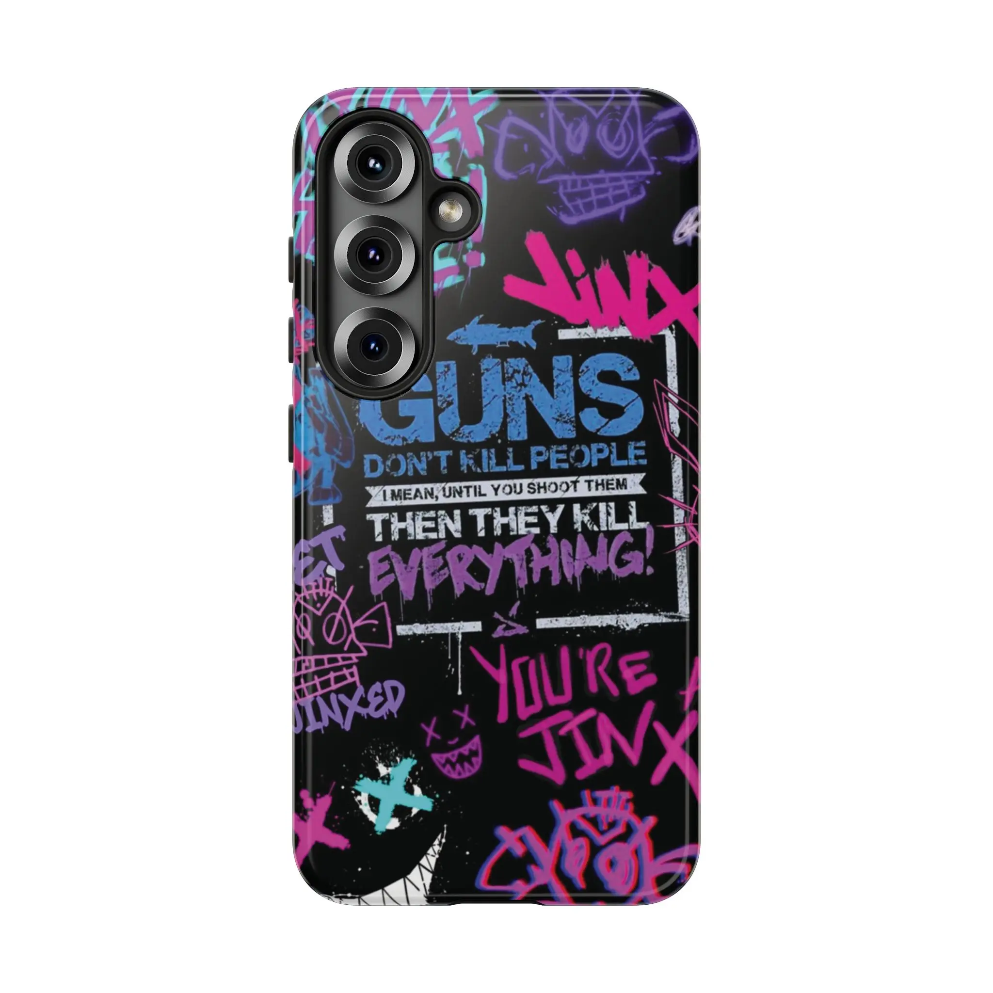 Hip Hop Graffiti Phone Case,  Rebellious Urban Art Shockproof Cover Fit for iPhone 13 14 15 16 Pro Max, Samsung S22 S23 S24 S25 Ultra Cases