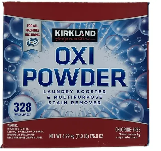 Kirkland Signature Oxi Powder Laundry Booster - Home Care Household Clean Deep Clean & Stain Remover, All-Purpose Cleaner for Clothes Freshening & Commercial Use, 11lb, Deep Clean & Stain Remover All-Purpose Cleaners