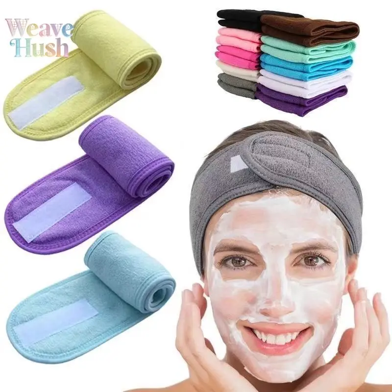 Women's Wide Soft Elastic Sweatband Headband Accessory - 3-Pack Double-Layer Fabric Stretchy Universal Headbands, One Size for Gym, Yoga Workouts