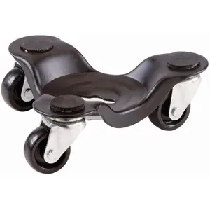 Move-It 9442 12-Inch Steel Tri-Dolly, 300-Lb Load Capacity, Black Shepherd Hardware