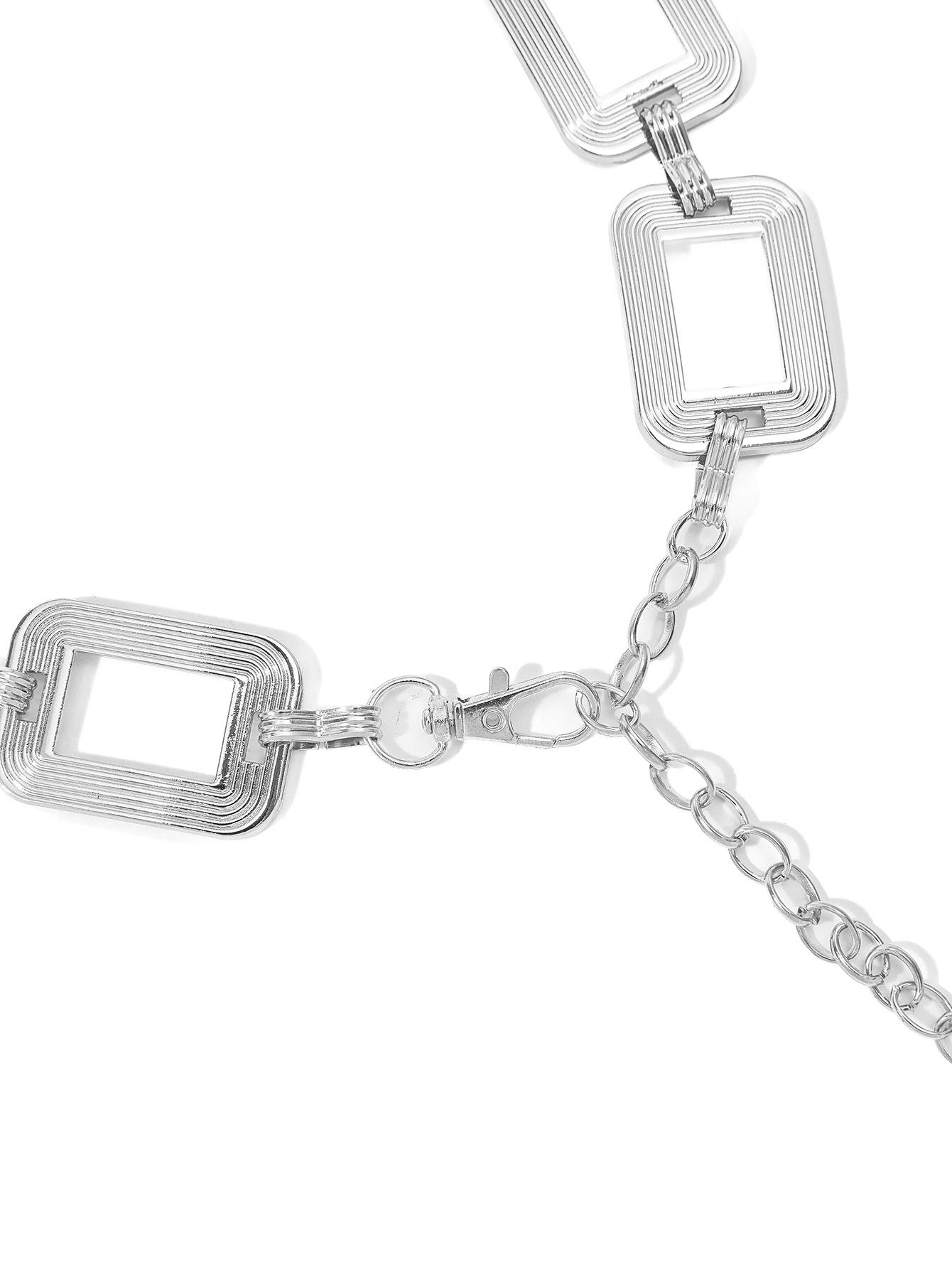 Gold Tone Square Link Waist Chain Belt for Women, Layered Metal Chain Belly Body Chain with Tassel, Punk Hip Hop Waist Jewelry for Jeans Skirt, Festival Party Accessory, Unique Gift for Her dad to daughter necklace gift Black Heart Tassel Long Earrings