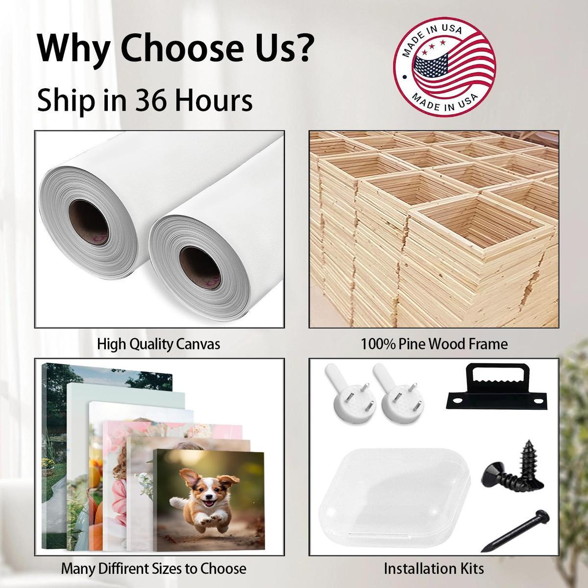 3-Piece  Floral Canvas Wall Art, Modern Flower Prints for Living Room, Bedroom & Office Home Décor poster decor