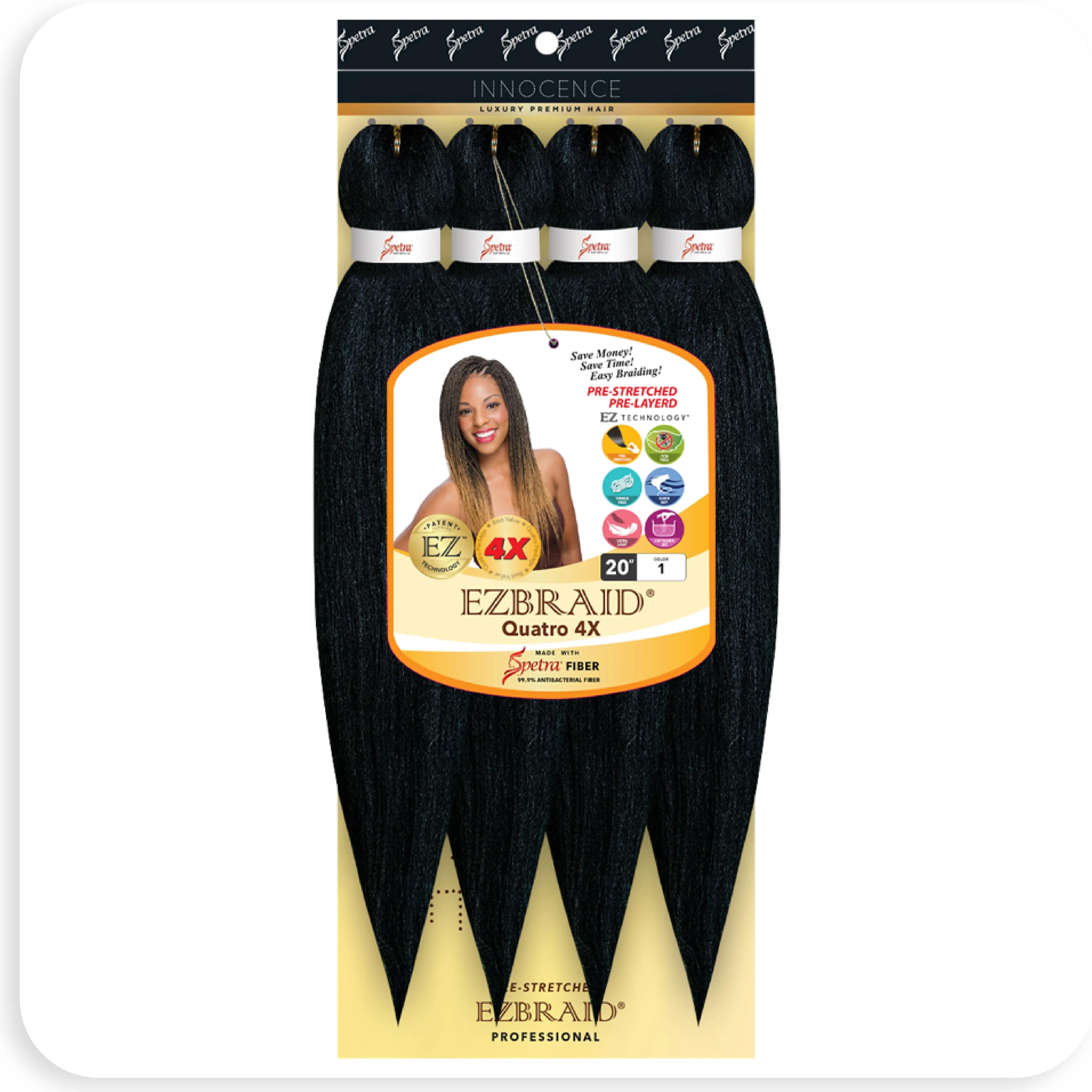 EZBRAID Quatro 20" - 4X