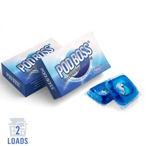 PODBOSS Vendable Laundry Detergent - 100 Packs of 2 Ultra Heavy Duty Pods - Laundry Detergent