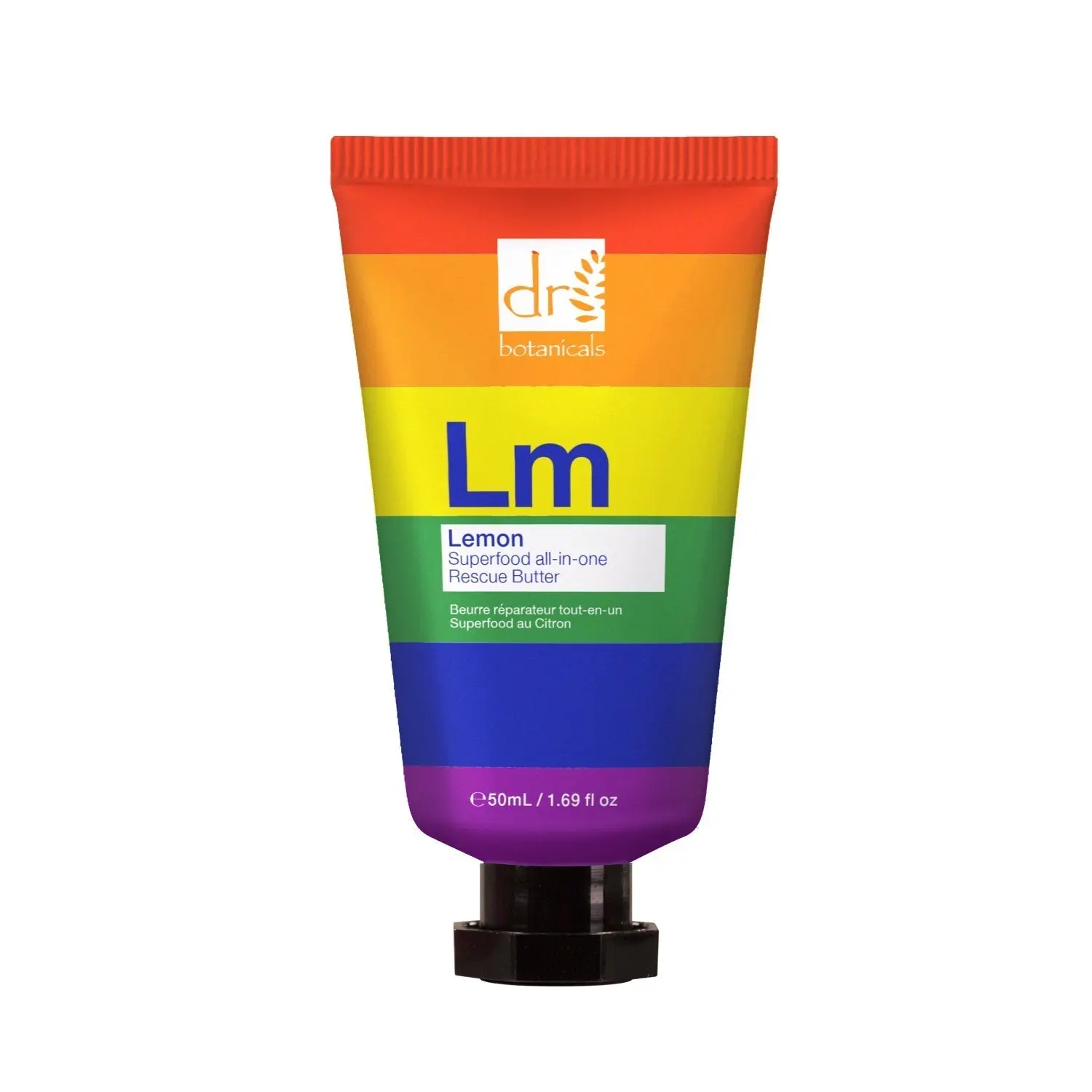 Dr Botanicals Pride Edition Lemon Superfood All-In-One Rescue Butter 50ml hero  rescue balm