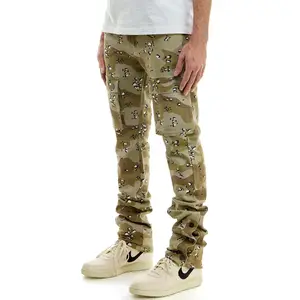 STACKED SNAP PANTS