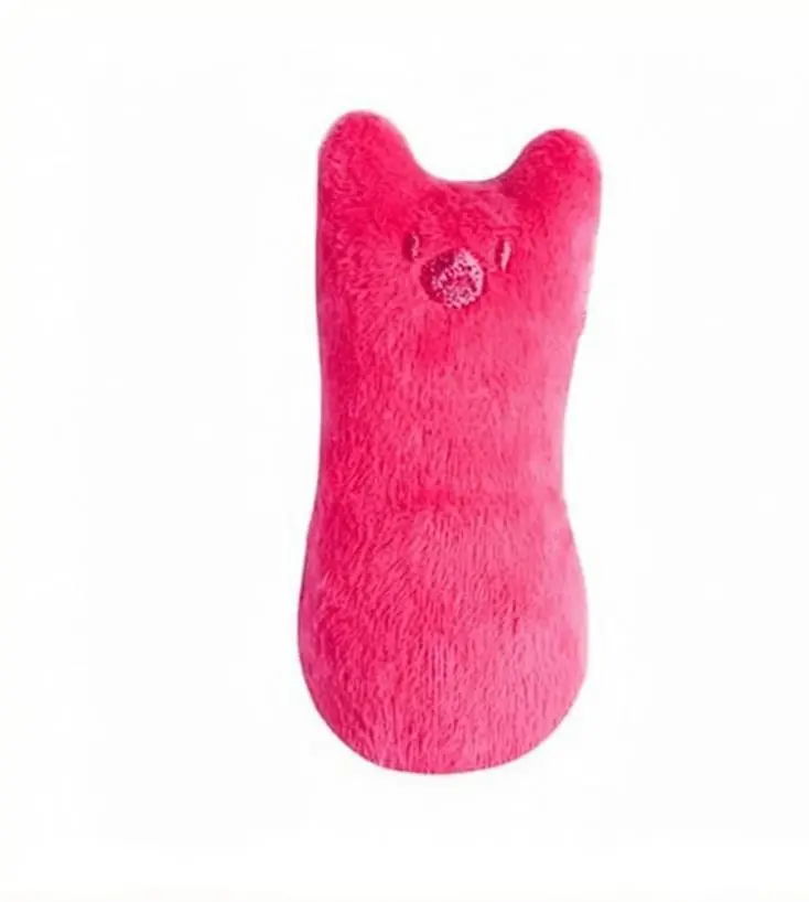 Interactive Plush Catnip Toy for Small Cats - Squeaking Teething Plush Toy, Supports Chewing, Claw Sharpening, Prevents Boredom, Interactive Toy