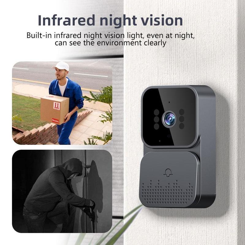 4.3-inch IPS Screen Wireless Video Doorbell Camera 2.4G, Two-Way Intercom, Infrared Night Vision, Ultra-Long Standby, Built-in Speaker, 128g SD Card,for Valentine’s Day Gift 4.3-inch IPS Screen Wireless Video Doorbell Camera 2.4G, Two-Way Intercom, Infrared Night Vision, Ultra-Long Standby, Built-in Speaker, 128g SD Card,for Valentine’s Day Gift