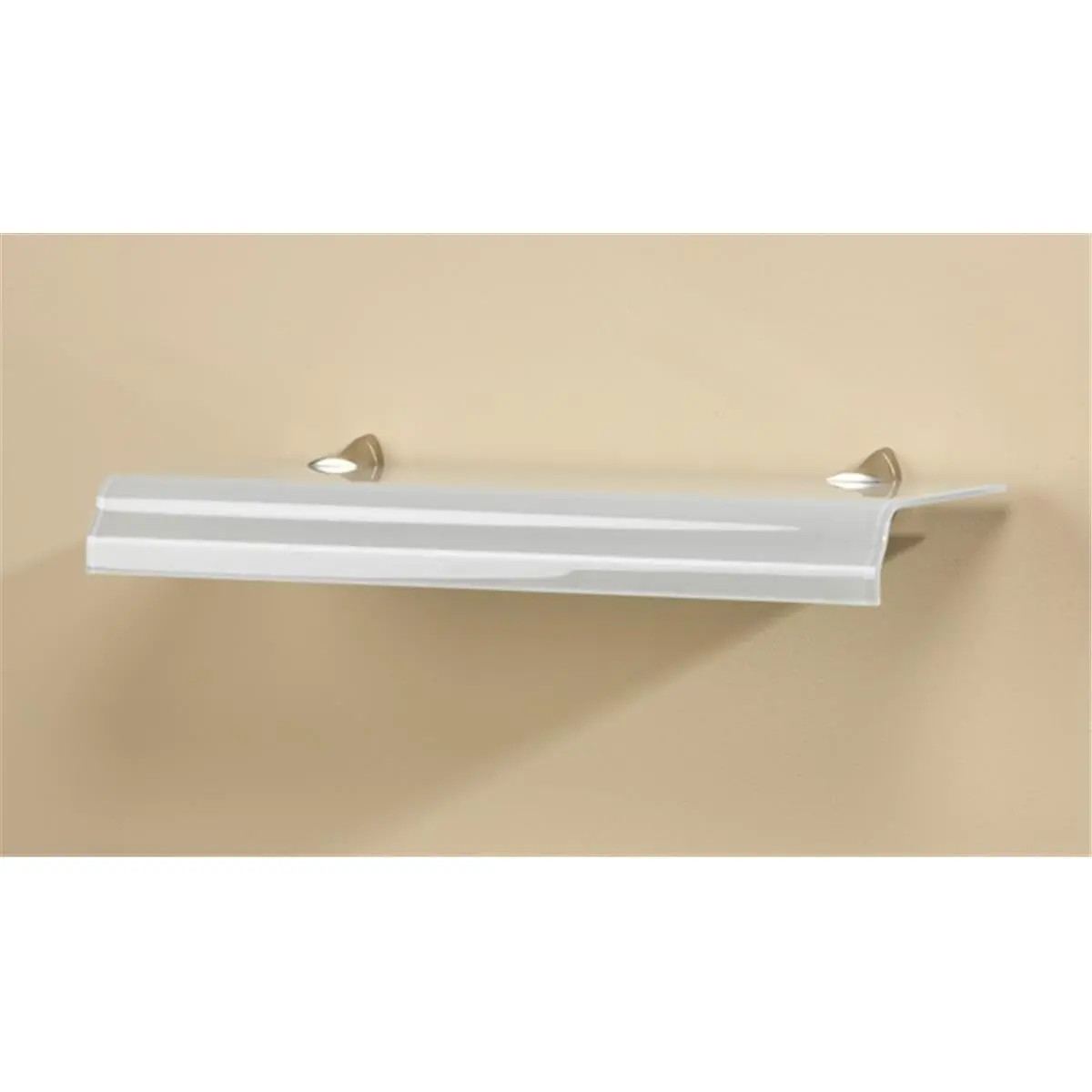 Amore Designs Concepts Cascade Opaque Glass Wall-Mounted Shelf, Home Supplies for Home Room Decor