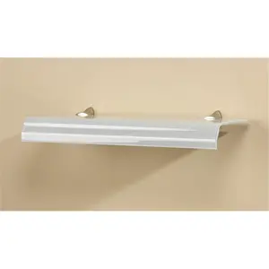 Amore Designs Concepts Cascade Opaque Glass Shelf, Wall-Mounted Shelves for Home Room Decor