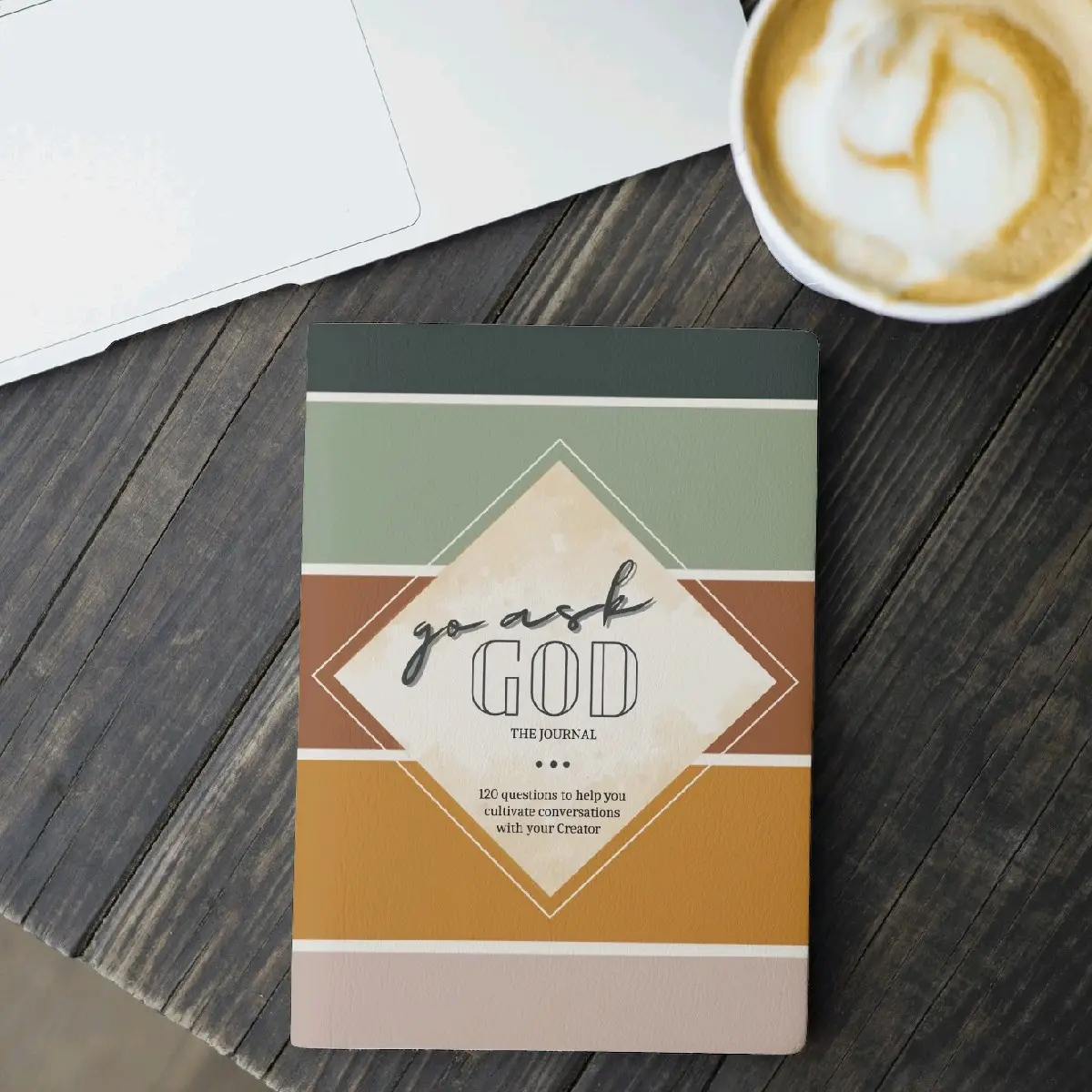 Go Ask God: The Journal - 120 Questions to help cultivate conversations with your Creator christian book Relationship Faith
