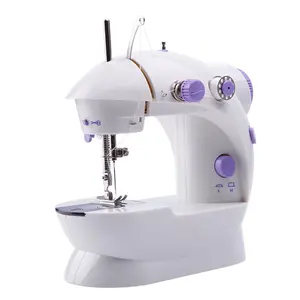 Chitou Mini Home Sewing Machine Electric Flatbed with LED Dual Thread Rechargeable