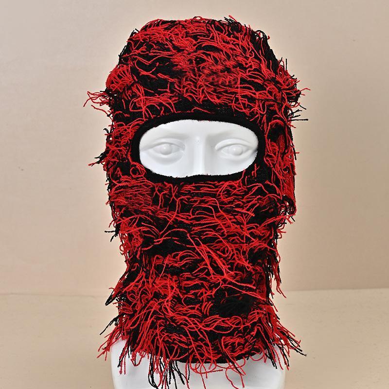 Knitted Winter Mask, 1 Count Camouflage Wind Mask, Plush War - TikTok Shop